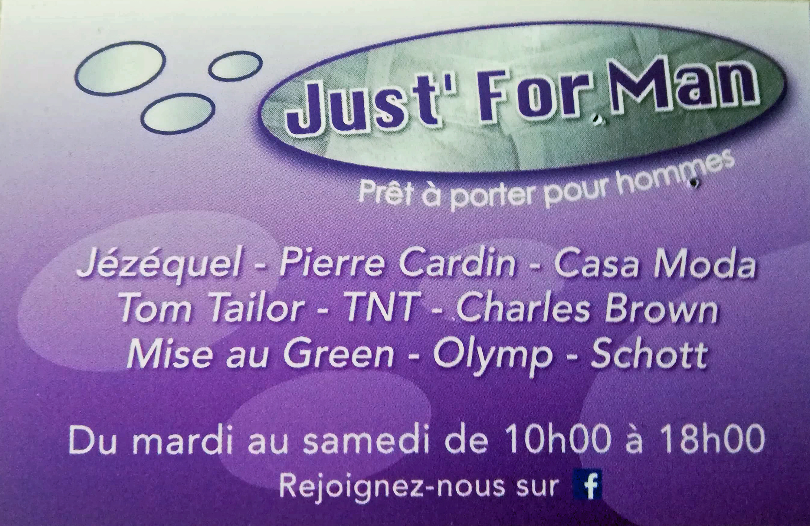 Just' For Man Ciney