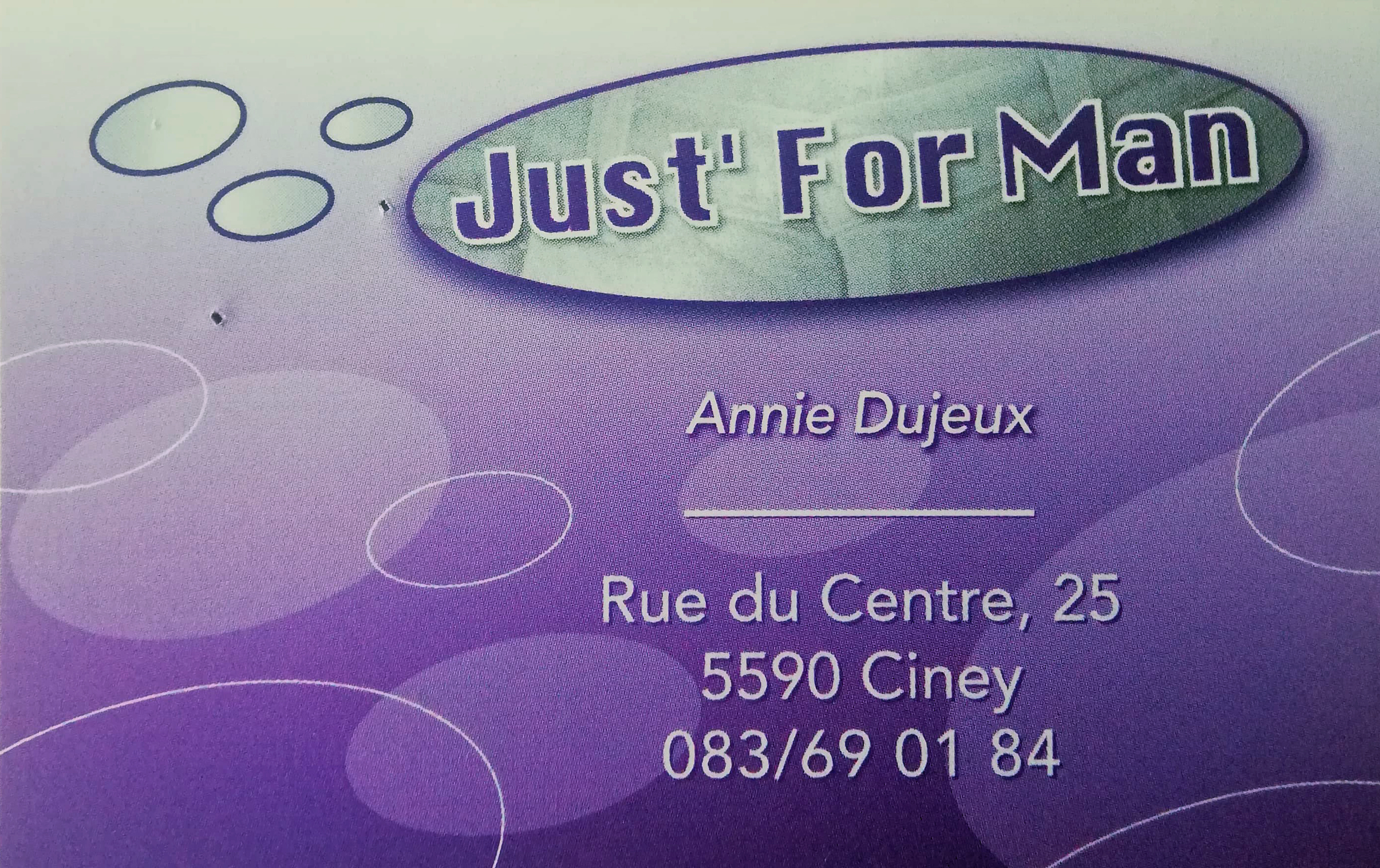 Just' For Man Ciney